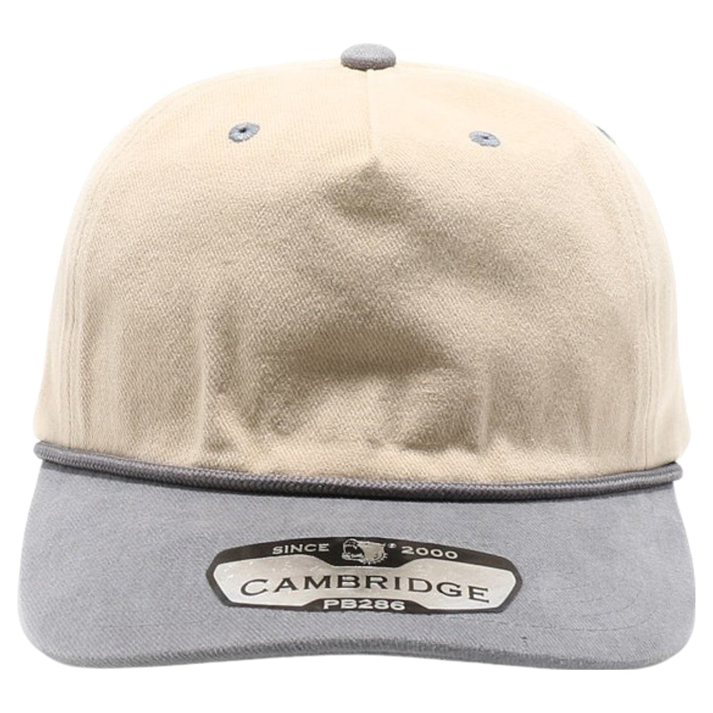 Pit Bull PB286 Five Panel Khaki Two-Tone Rope Unstructured Hat