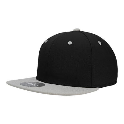 Decky RP1 Retro Fitted Snapback Hats High Crown 6 Panel Flat Bill Baseball Caps