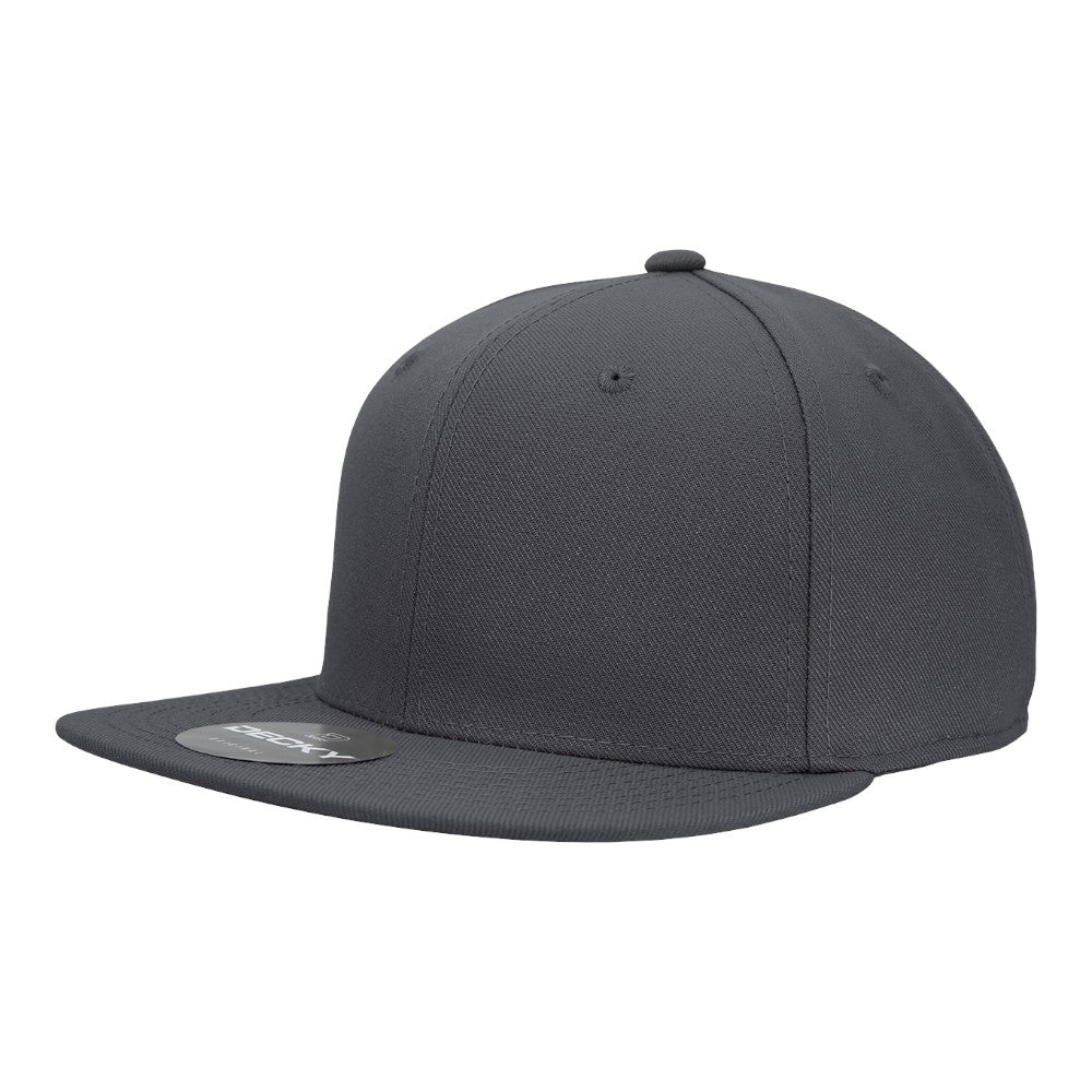Decky RP1 Retro Fitted Snapback Hats High Crown 6 Panel Flat Bill Baseball Caps