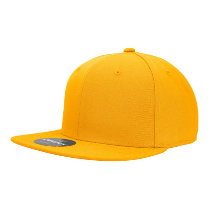 Decky RP1 Retro Fitted Snapback Hats High Crown 6 Panel Flat Bill Baseball Caps