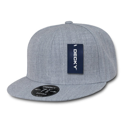 Decky RP1 Retro Fitted Snapback Hats High Crown 6 Panel Flat Bill Baseball Caps