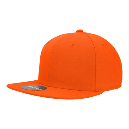 Decky RP1 Retro Fitted Snapback Hats High Crown 6 Panel Flat Bill Baseball Caps