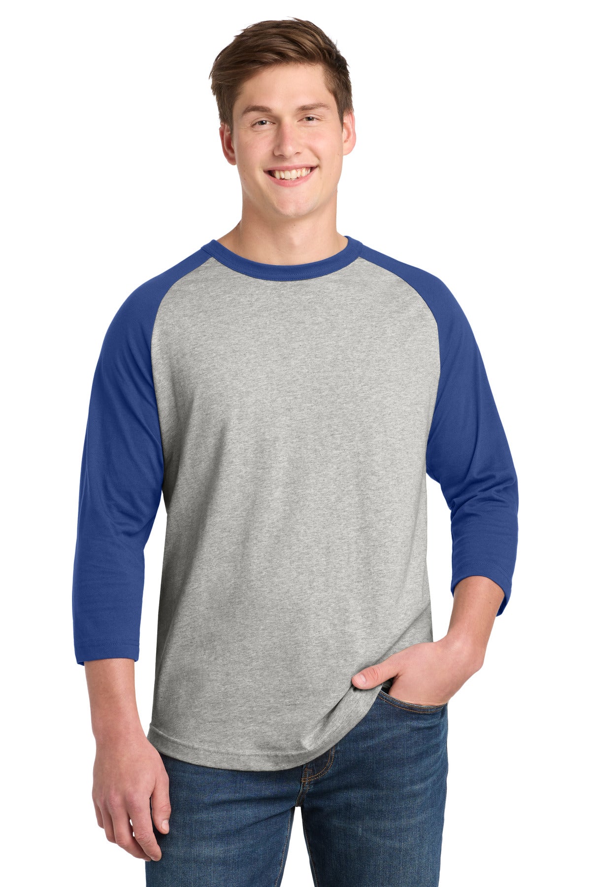 Heather Grey/ Royal color variant