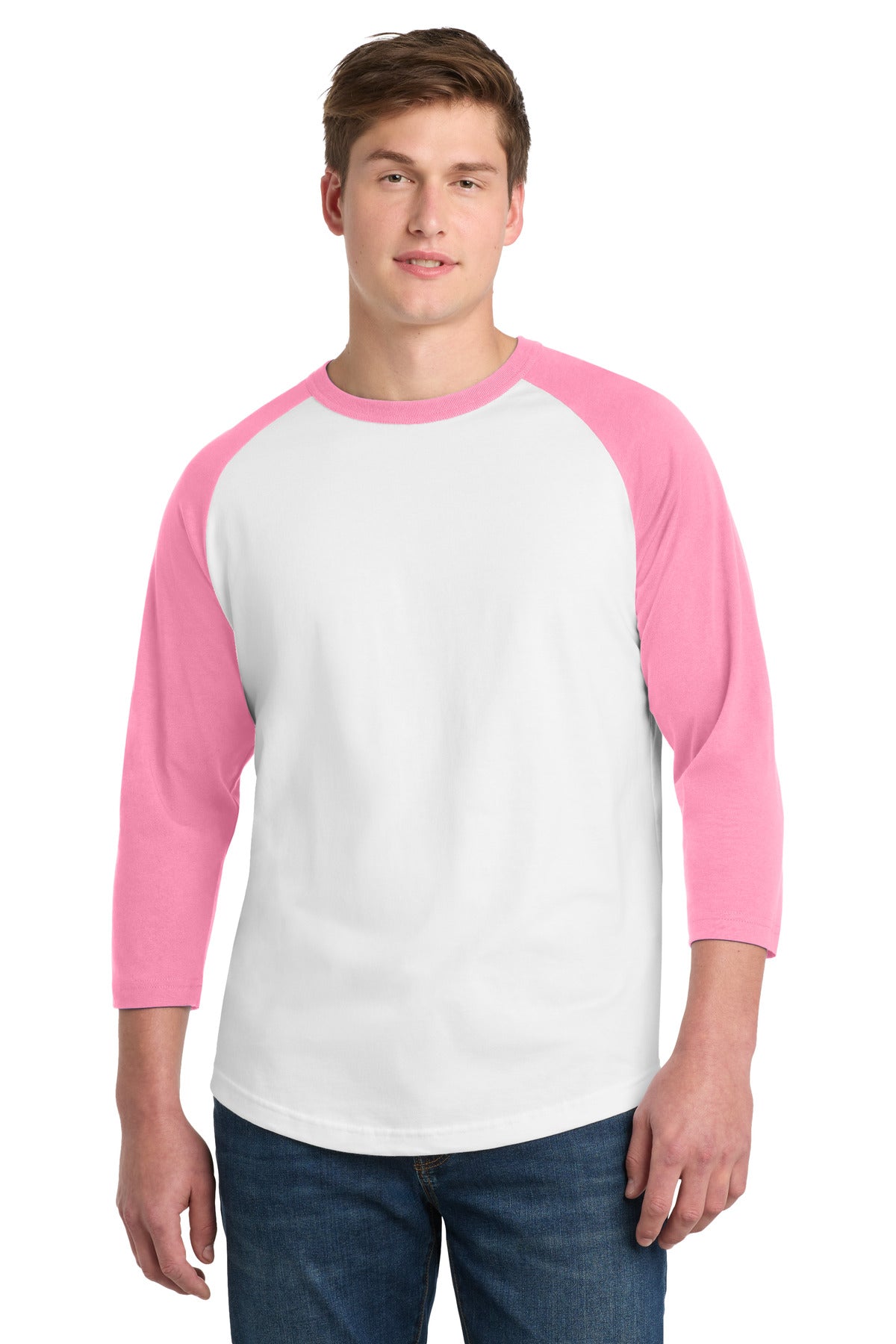 White/ Bright Pink color variant