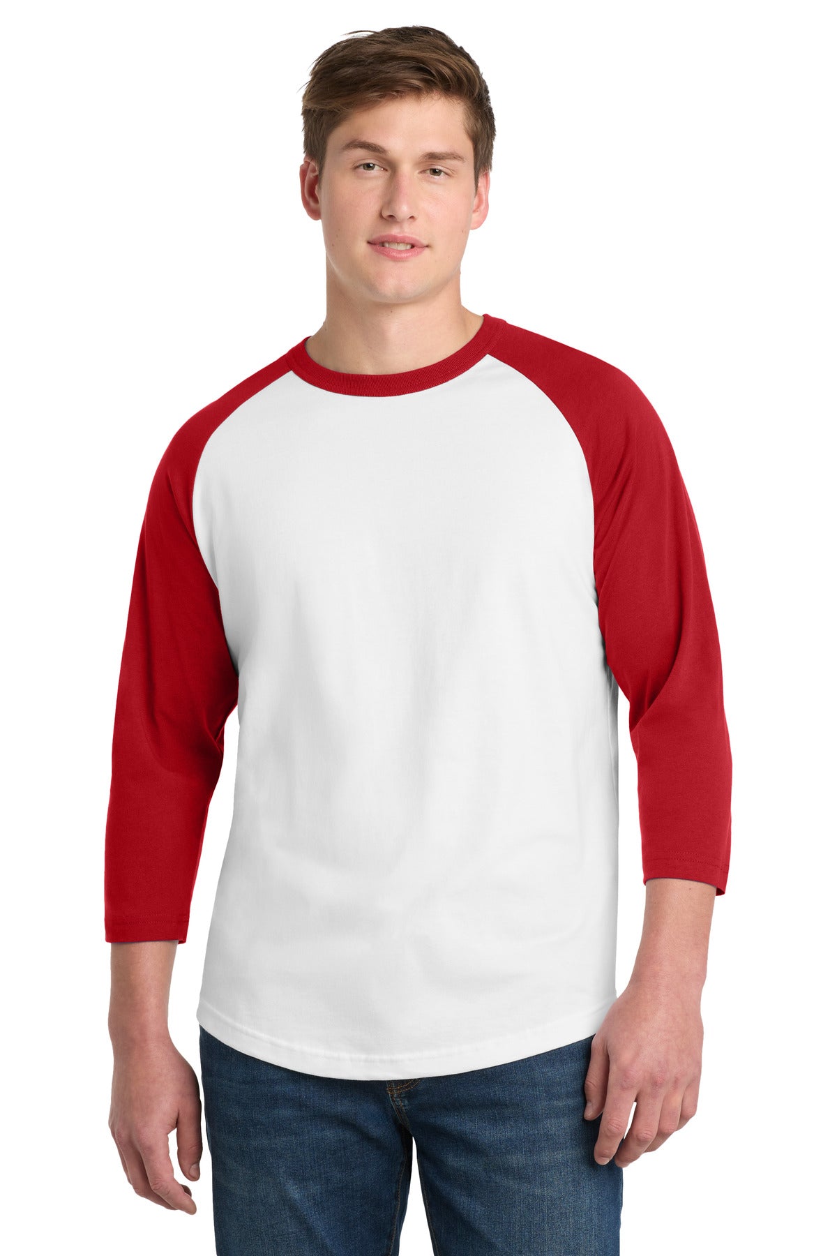 White/ Red color variant