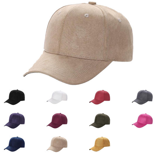 Unbranded Suede Hat Baseball Cap - Star Hats & Embroidery