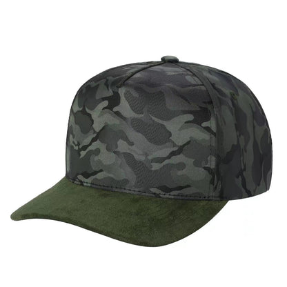 Unbranded 5 Panel Camo Suede Hat