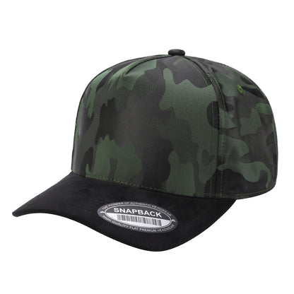 Unbranded 5 Panel Camo Suede Hat