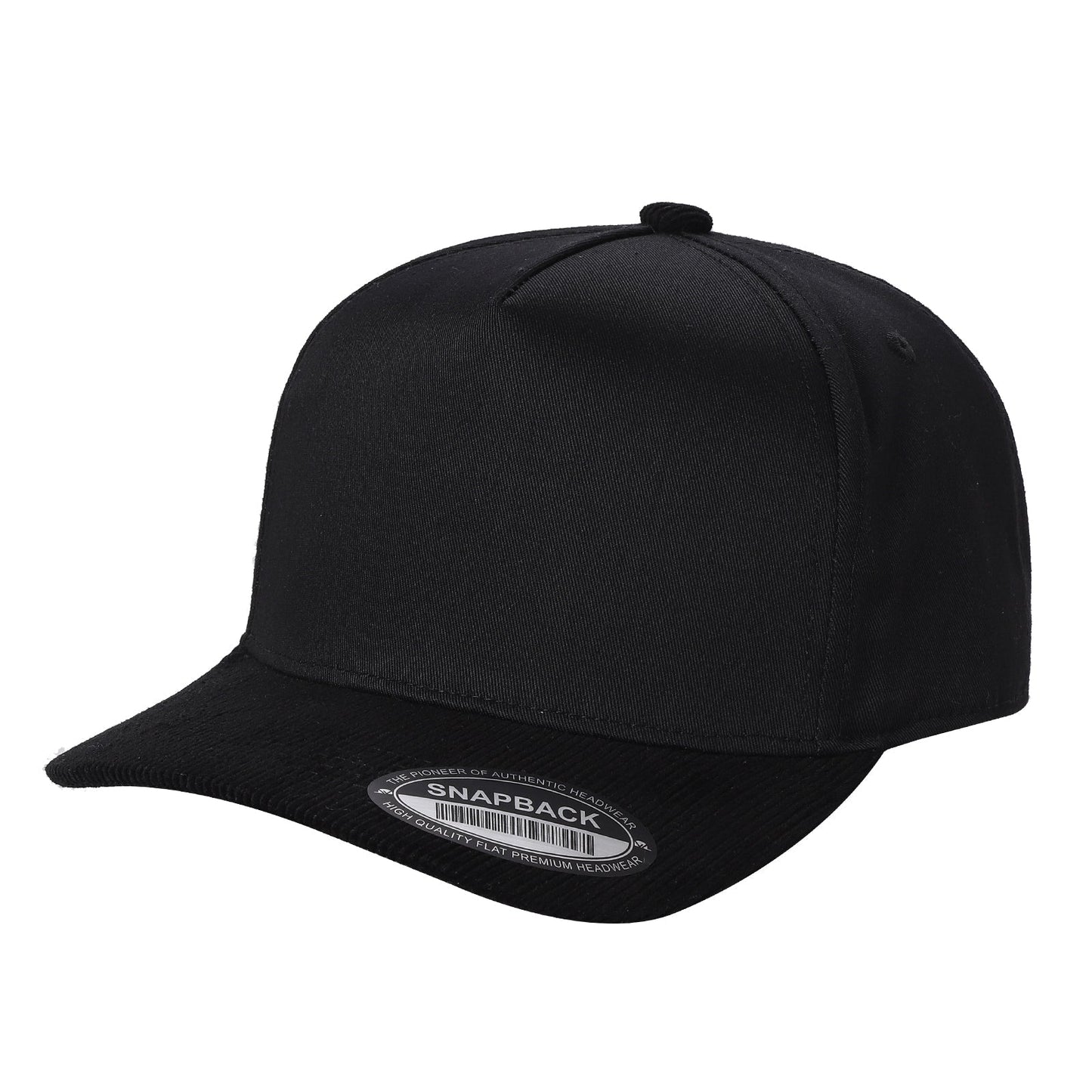 Unbranded 5 Panel Hat with Corduroy Bill