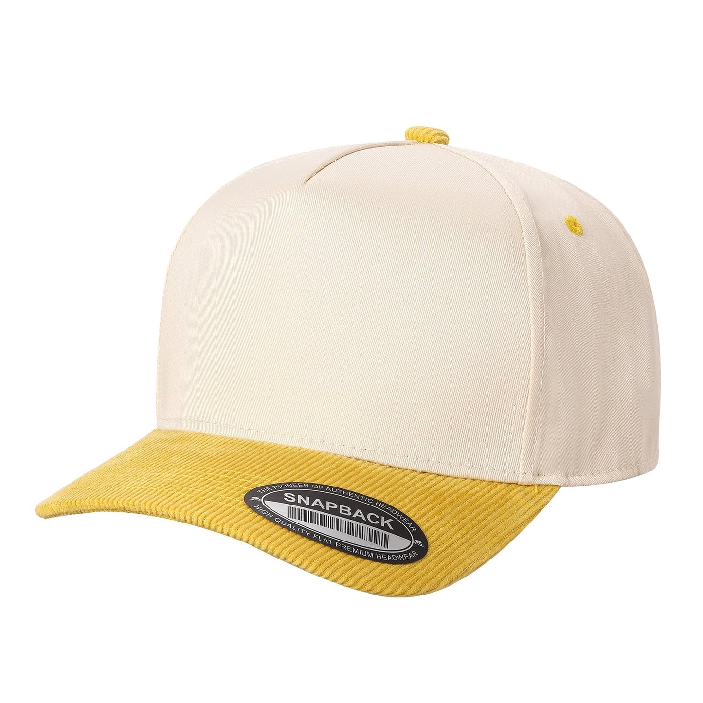 Unbranded 5 Panel Hat with Corduroy Bill