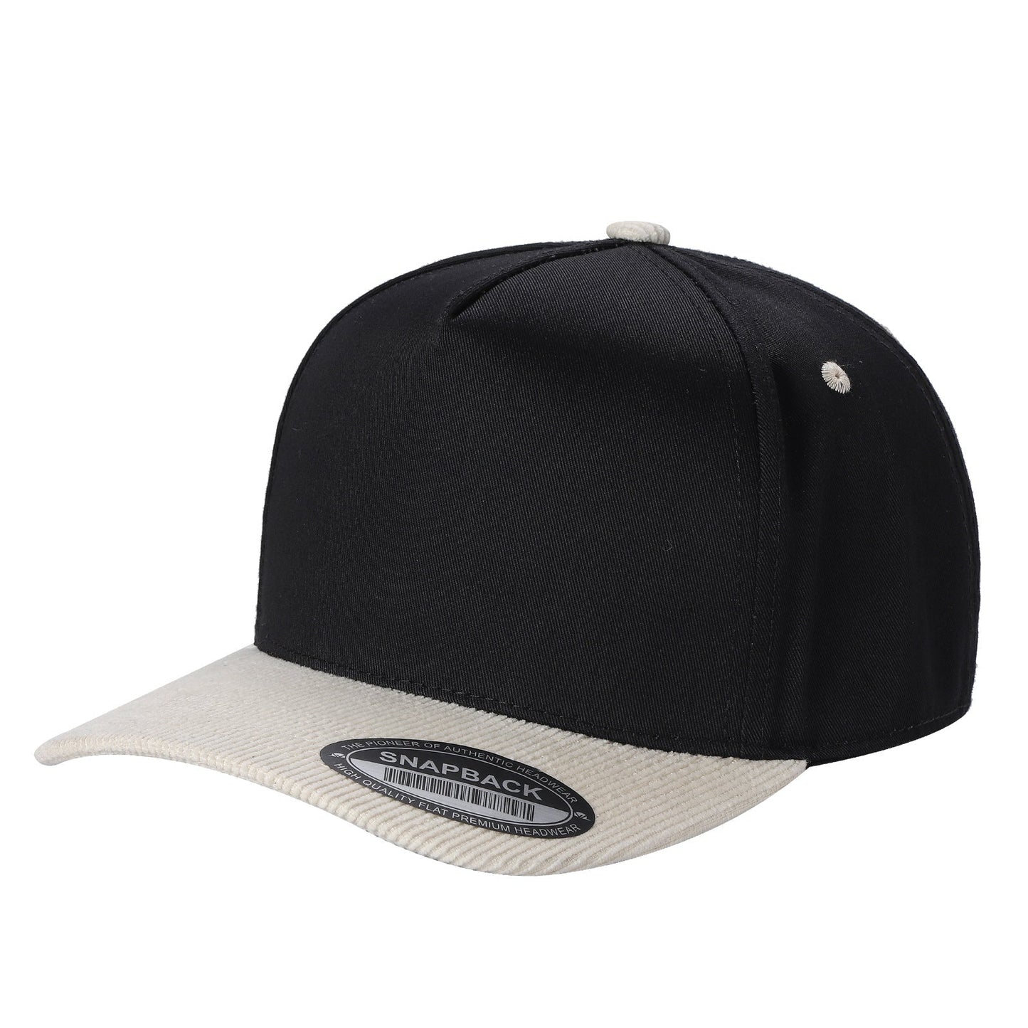 Unbranded 5 Panel Hat with Corduroy Bill
