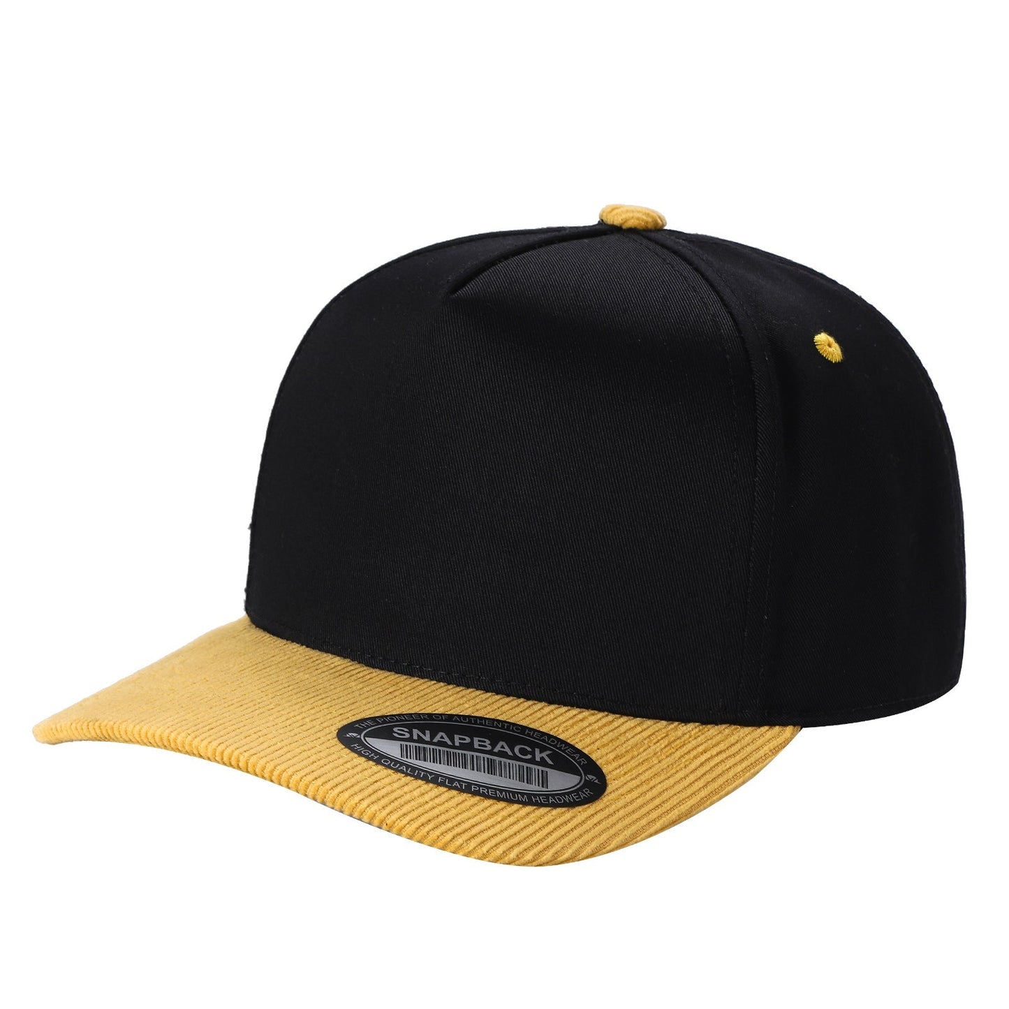 Unbranded 5 Panel Hat with Corduroy Bill