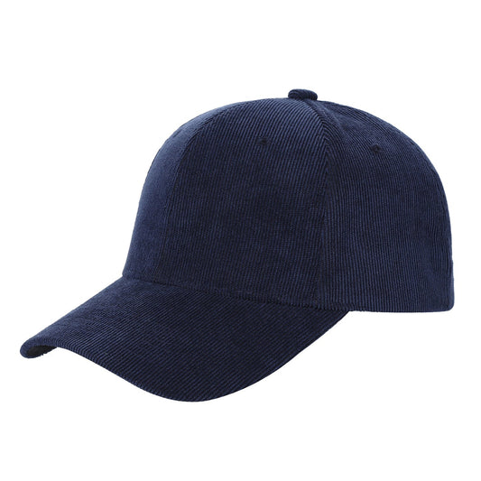 Unbranded Corduroy Baseball Cap with Buckle Closure - Star Hats & Embroidery