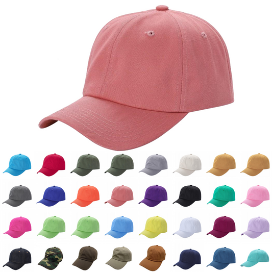 Unbranded Cotton Dad Cap, Blank Dad Hat - Star Hats & Embroidery
