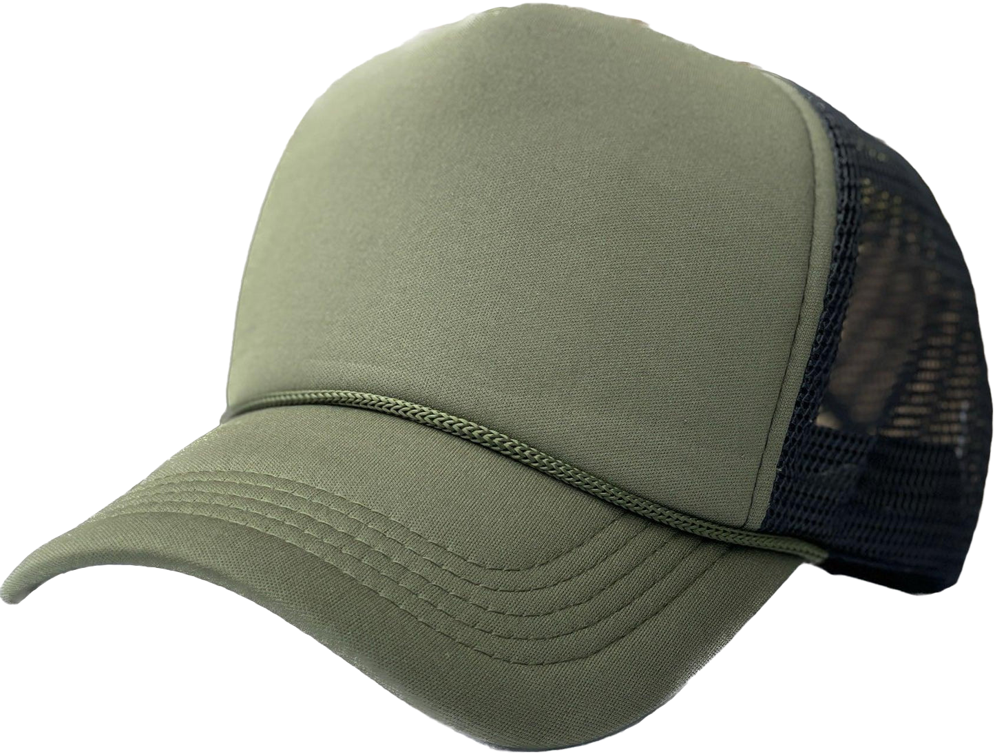 Unbranded Sponge Foam Trucker Hat, Blank Mesh Cap