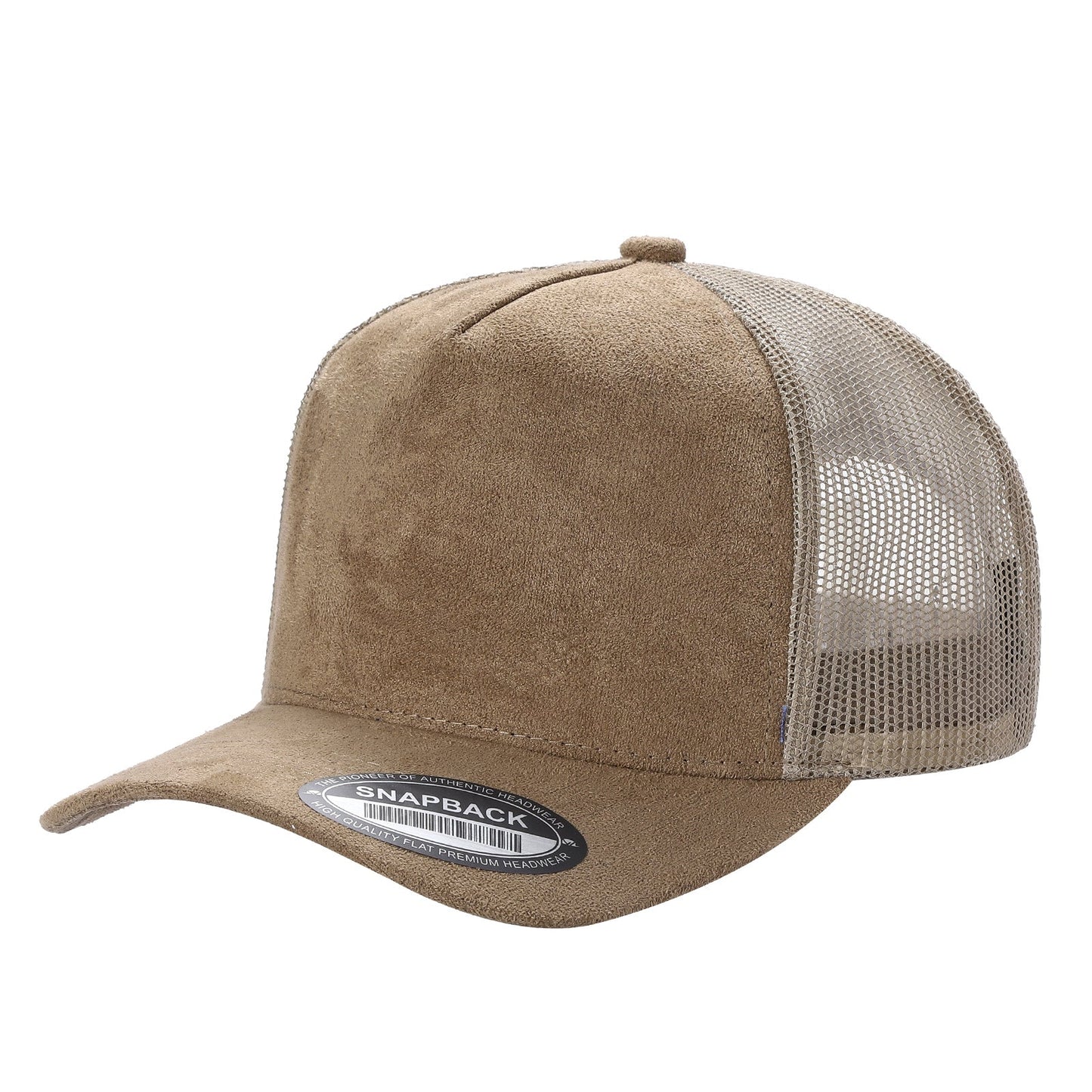 Unbranded Suede 5 Panel Trucker Hat