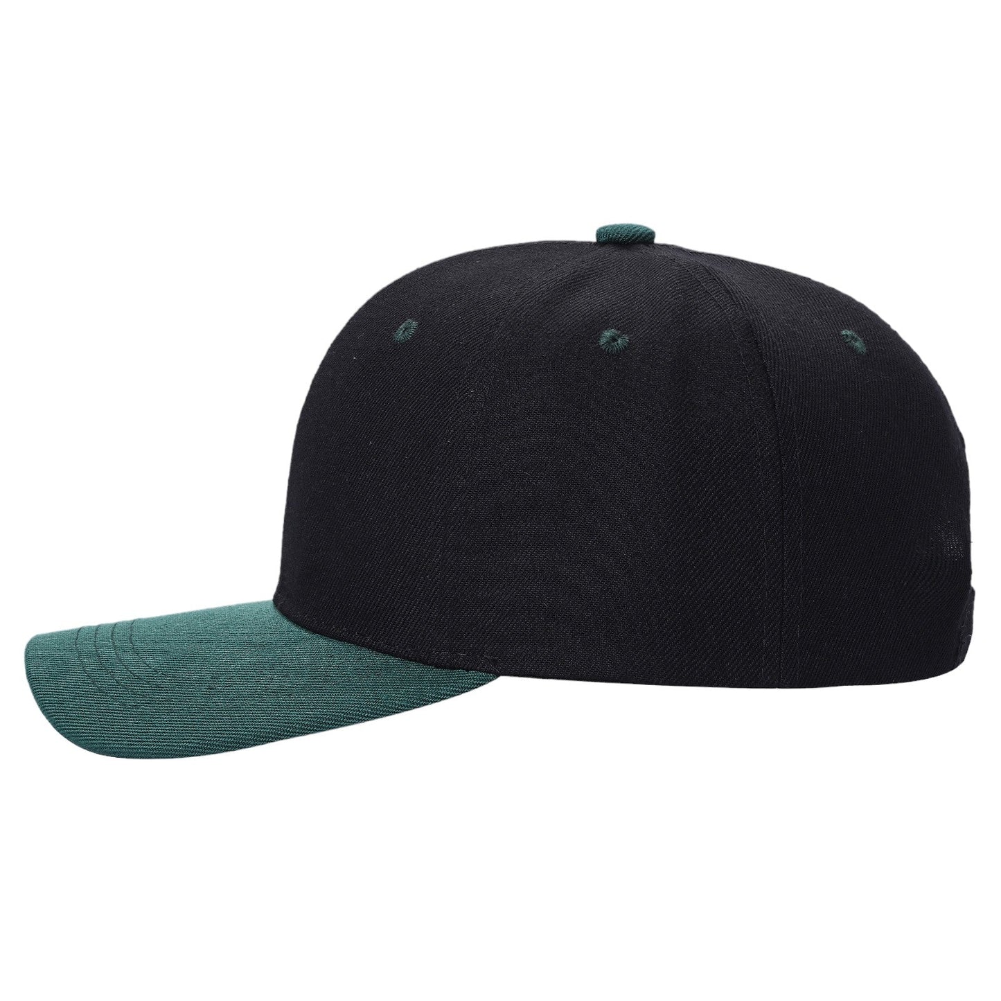 Unbranded 2 Tone Baseball Cap, Blank Structured Hat