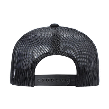 Unbranded 6-Panel Curve Trucker Hat, Blank Mesh Back Cap
