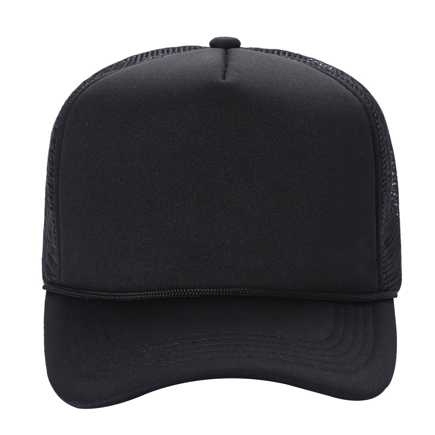 Unbranded Captain Military Foam Trucker Hat with Gold Leaf