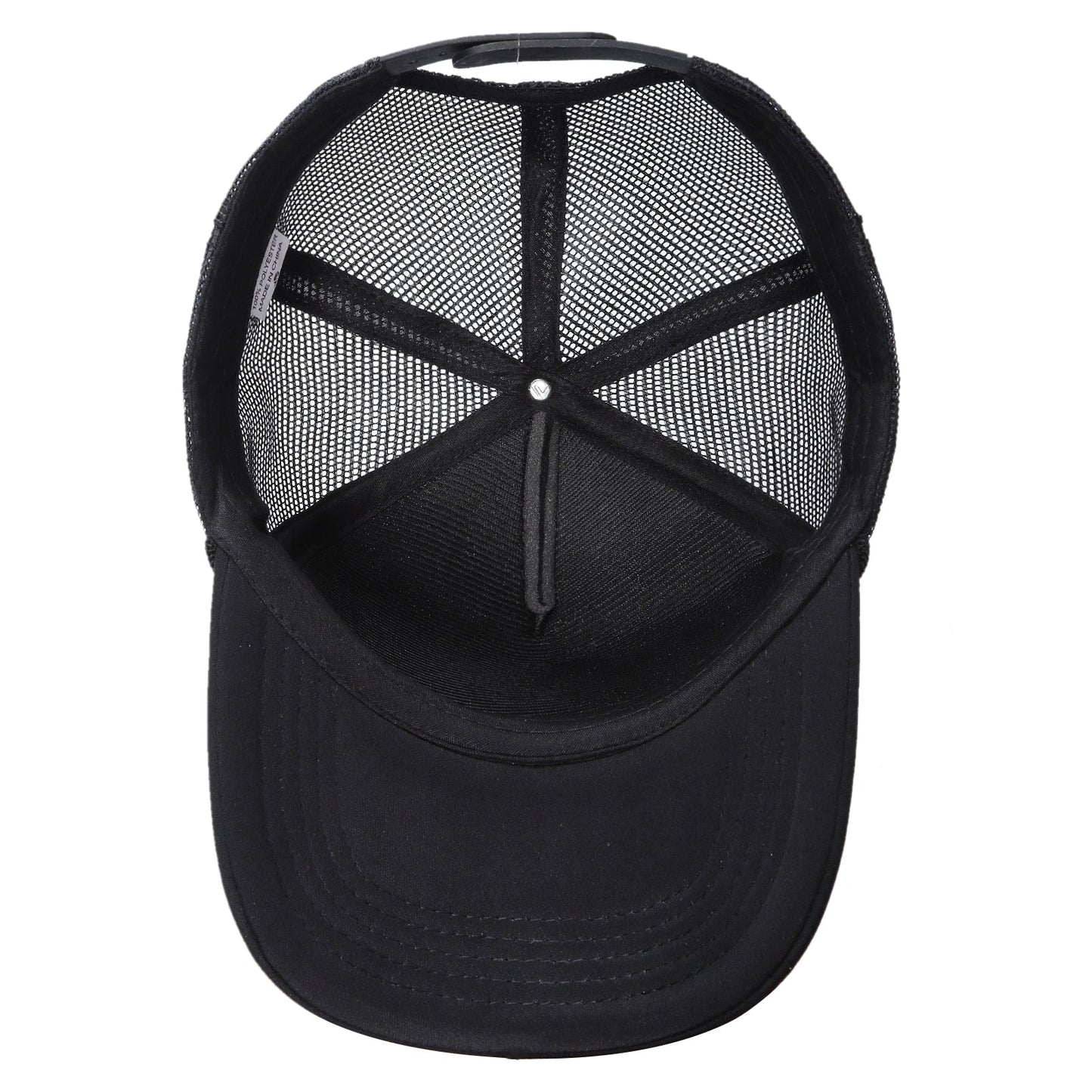 Unbranded Captain Military Foam Trucker Hat with Gold Leaf