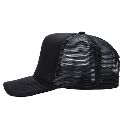 Unbranded Captain Military Foam Trucker Hat with Gold Leaf