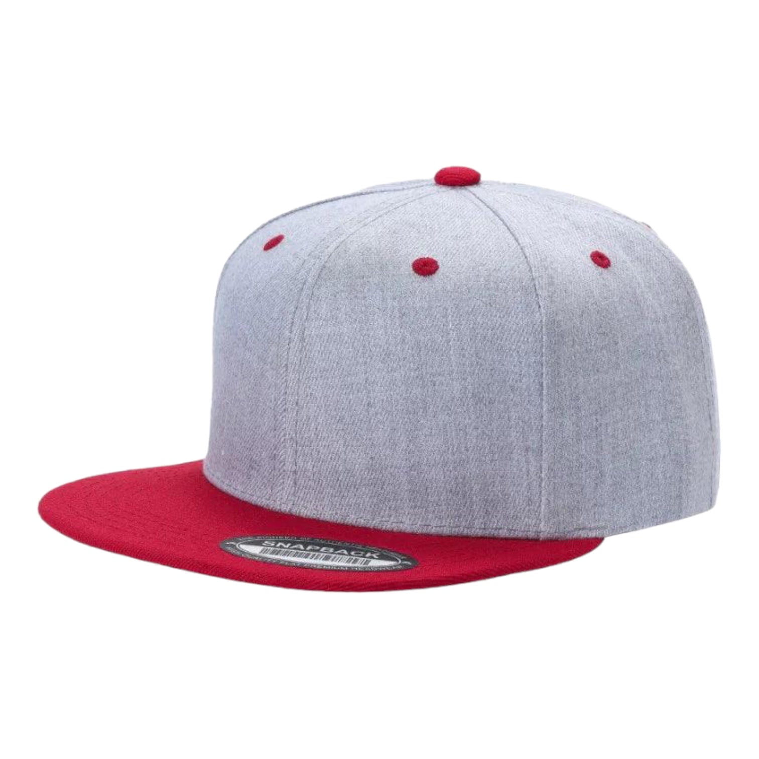 Heather Grey/Red color variant