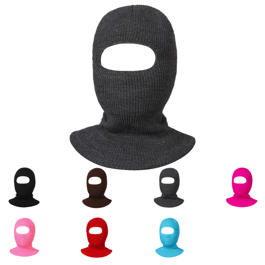 Unbranded 1-Hole Ski Mask, Blank Face Mask Balaclava - Star Hats & Embroidery