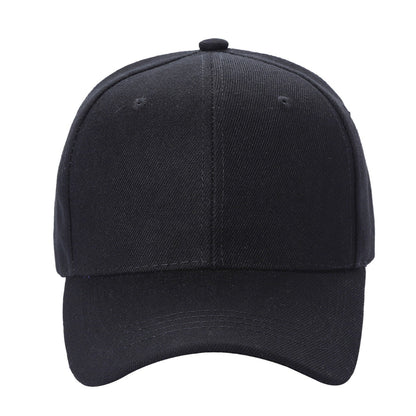 Unbranded Structured Baseball Cap, Blank 6 Panel Hat
