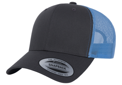 Yupoong 6606T Retro Trucker Hat Baseball Cap with Mesh Back, 2-Tone Colors - YP Classics