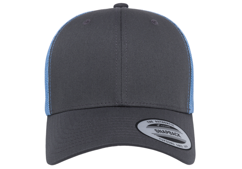 Yupoong 6606T Retro Trucker Hat Baseball Cap with Mesh Back, 2-Tone Colors - YP Classics