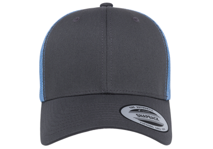 Yupoong 6606T Retro Trucker Hat Baseball Cap with Mesh Back, 2-Tone Colors - YP Classics