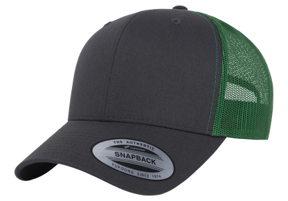 Yupoong 6606T Retro Trucker Hat Baseball Cap with Mesh Back, 2-Tone Colors - YP Classics