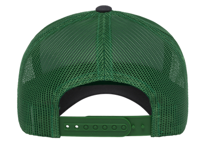 Yupoong 6606T Retro Trucker Hat Baseball Cap with Mesh Back, 2-Tone Colors - YP Classics