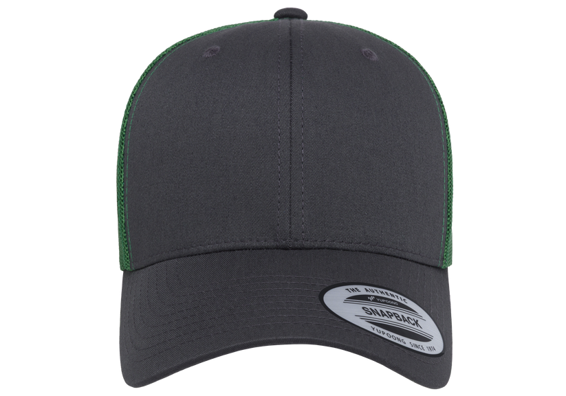 Yupoong 6606T Retro Trucker Hat Baseball Cap with Mesh Back, 2-Tone Colors - YP Classics