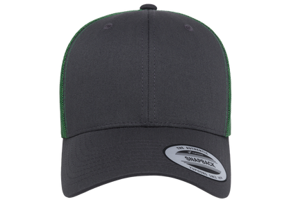 Yupoong 6606T Retro Trucker Hat Baseball Cap with Mesh Back, 2-Tone Colors - YP Classics