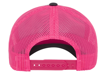 Yupoong 6606T Retro Trucker Hat Baseball Cap with Mesh Back, 2-Tone Colors - YP Classics