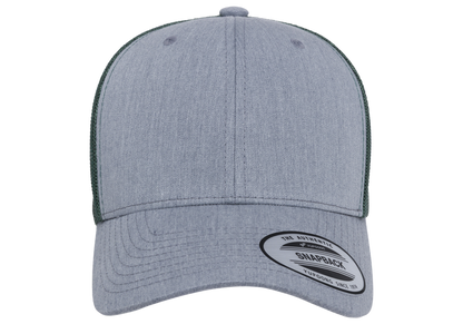 Yupoong 6606T Retro Trucker Hat Baseball Cap with Mesh Back, 2-Tone Colors - YP Classics