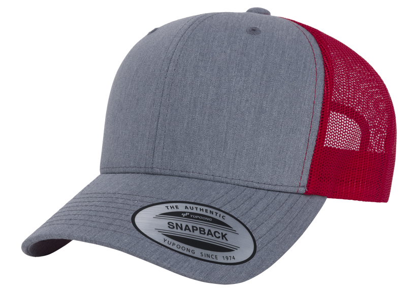 Yupoong 6606T Retro Trucker Hat Baseball Cap with Mesh Back, 2-Tone Colors - YP Classics