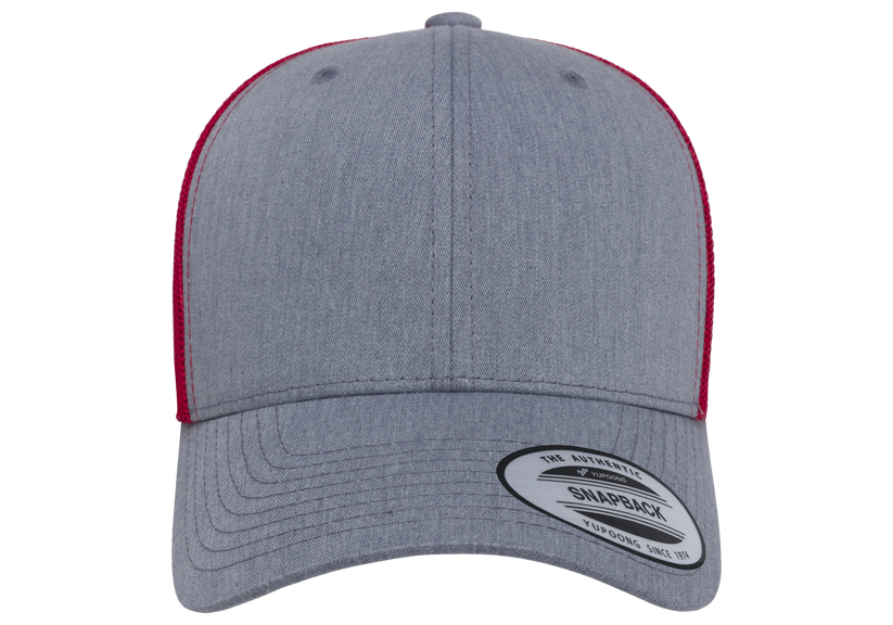 Yupoong 6606T Retro Trucker Hat Baseball Cap with Mesh Back, 2-Tone Colors - YP Classics