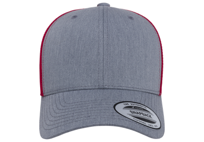 Yupoong 6606T Retro Trucker Hat Baseball Cap with Mesh Back, 2-Tone Colors - YP Classics