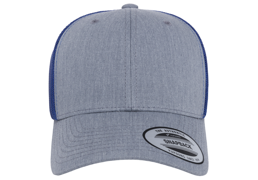 Yupoong 6606T Retro Trucker Hat Baseball Cap with Mesh Back, 2-Tone Colors - YP Classics