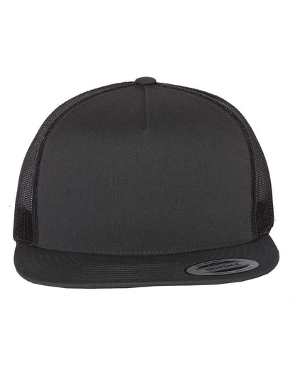 YP Classics, Yupoong 6006 Flat Bill Trucker Cap - 6006