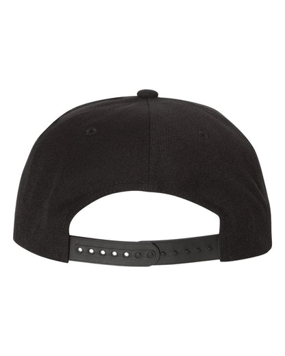 YP Classics Yupoong 6089 Premium Flat Bill Snapback Cap - 6089M