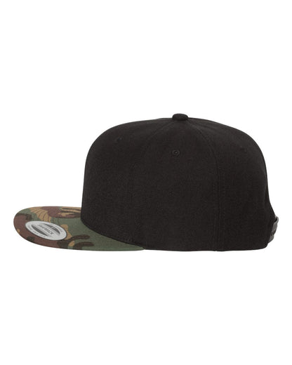 YP Classics Yupoong 6089 Premium Flat Bill Snapback Cap - 6089M