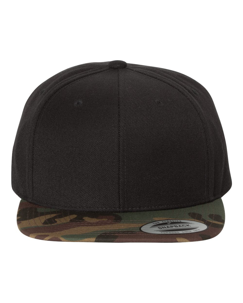 YP Classics Yupoong 6089 Premium Flat Bill Snapback Cap - 6089M