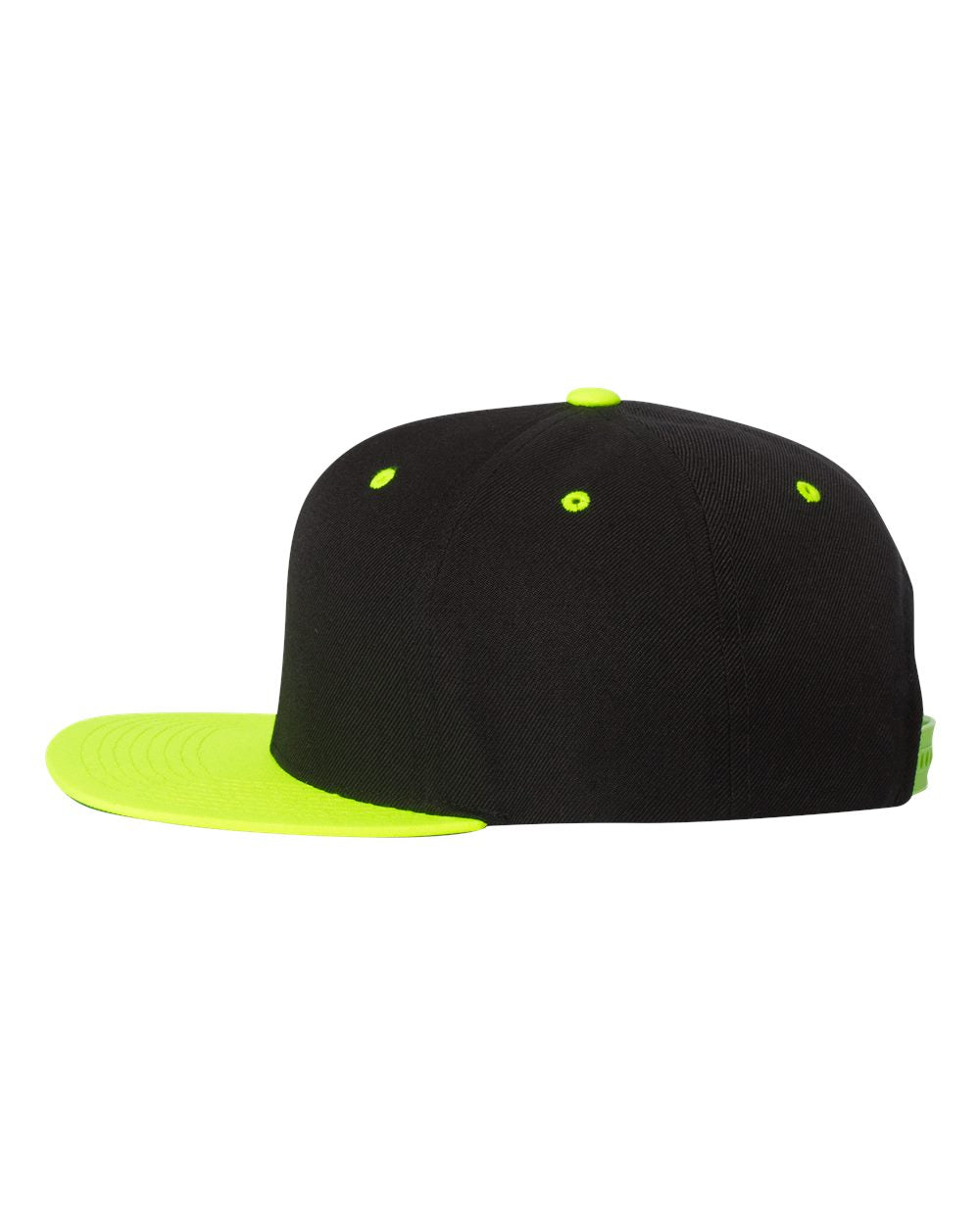 YP Classics Yupoong 6089 Premium Flat Bill Snapback Cap - 6089M