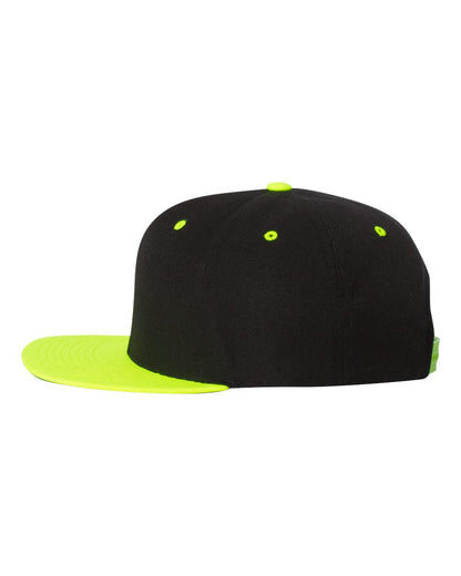YP Classics Yupoong 6089 Premium Flat Bill Snapback Cap - 6089M