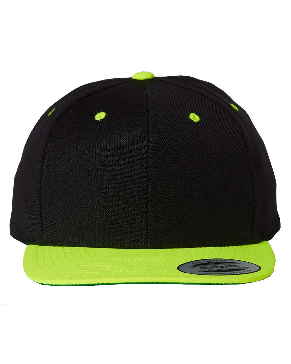 YP Classics Yupoong 6089 Premium Flat Bill Snapback Cap - 6089M