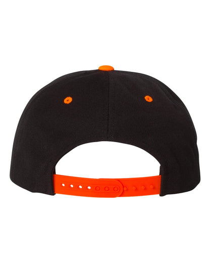 YP Classics Yupoong 6089 Premium Flat Bill Snapback Cap - 6089M