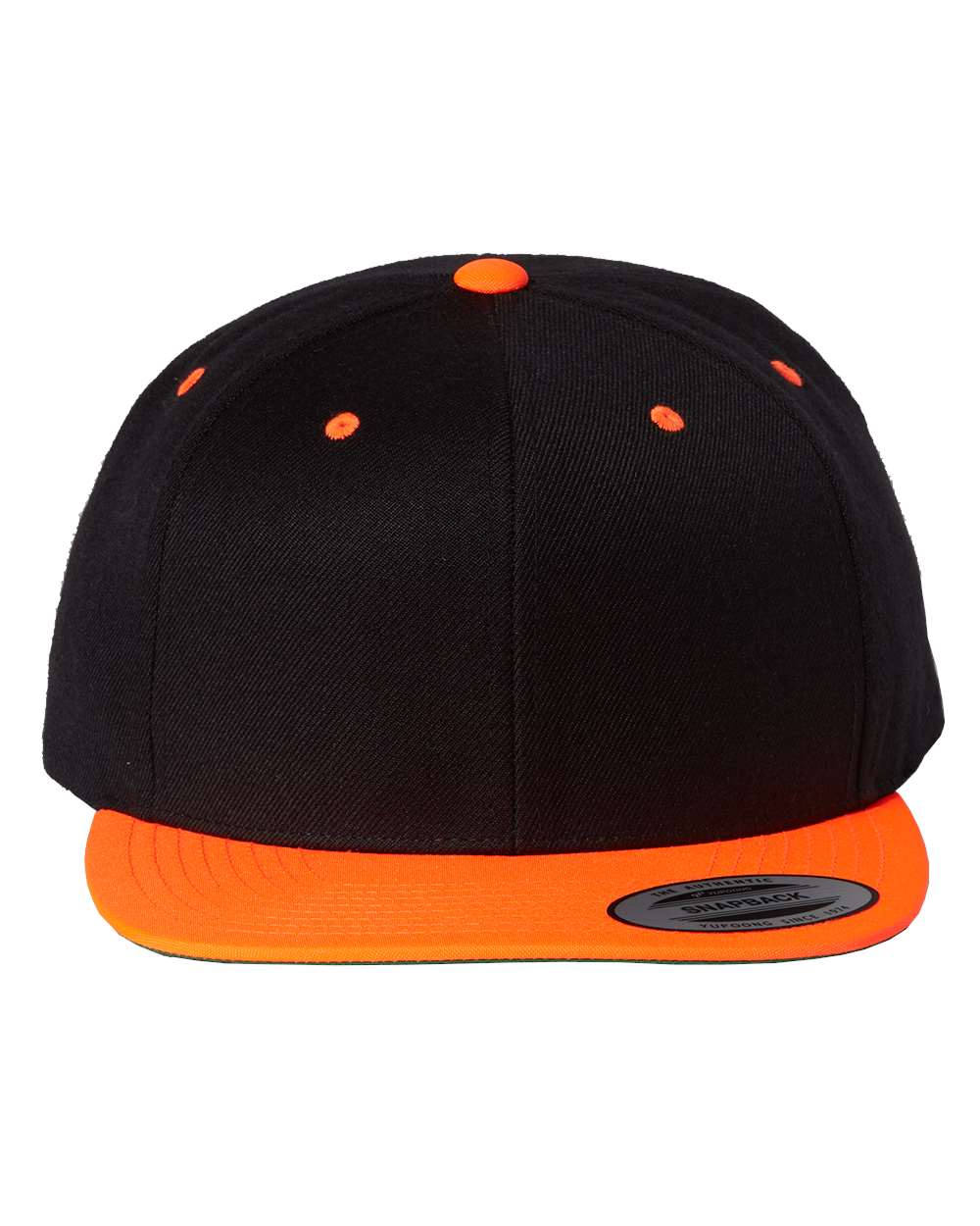 YP Classics Yupoong 6089 Premium Flat Bill Snapback Cap - 6089M